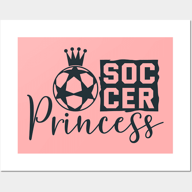 Soccer Princess Wall Art by Tribun Dash